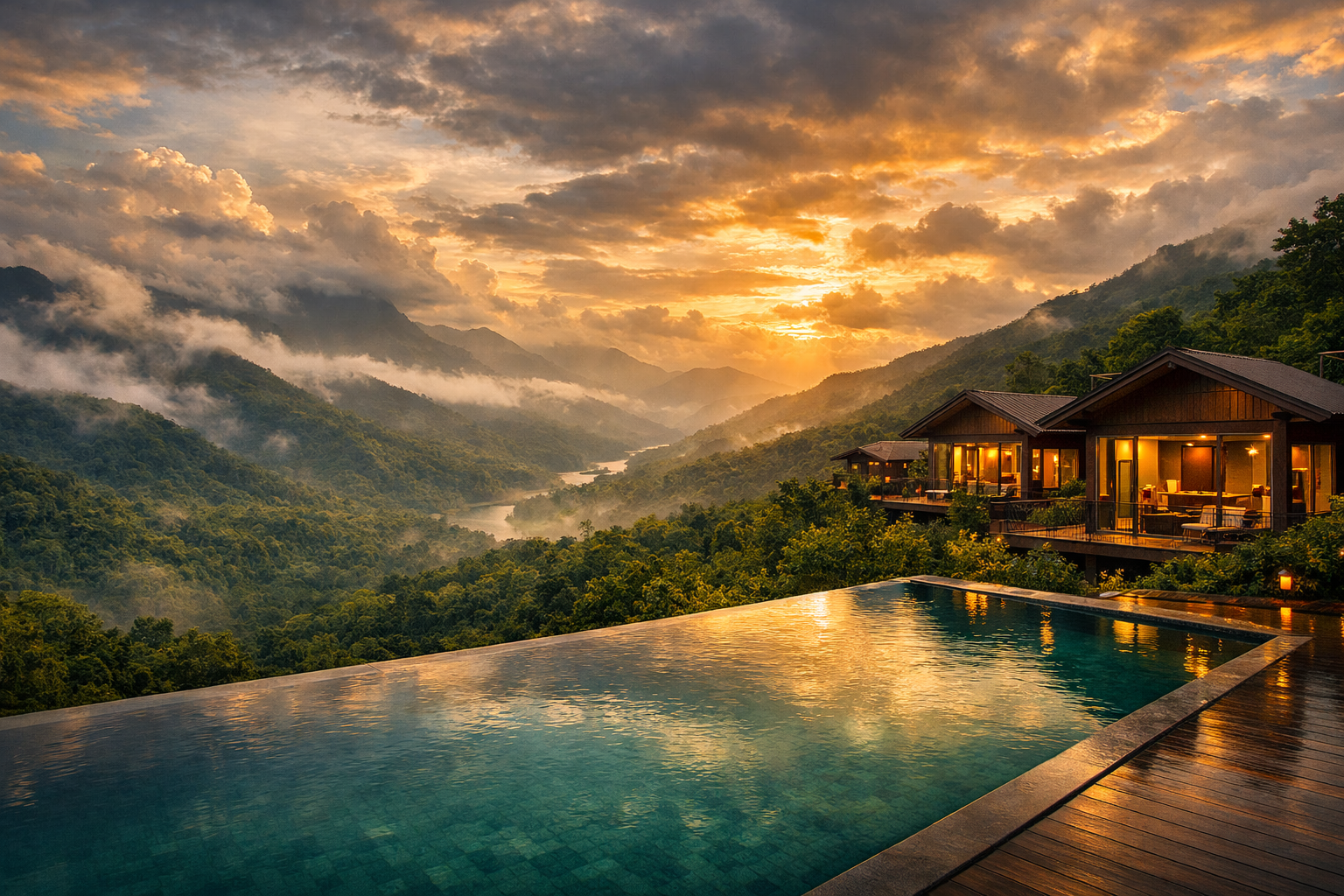 Stunning landscape of Attappadi hills in Kerala